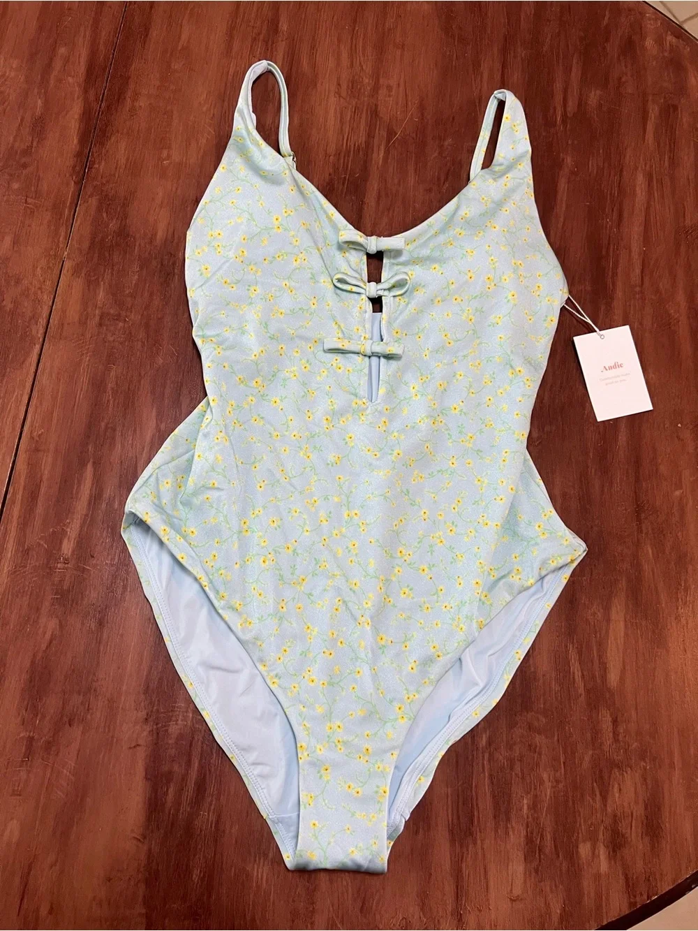 NWT Andie Mana One Piece Floral Print Size S